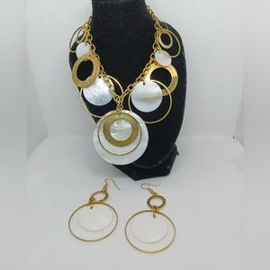 Vintage Gold Mother of pearl